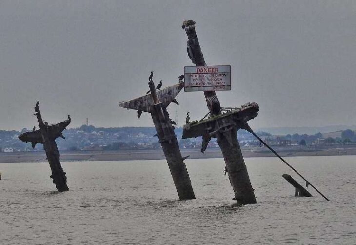 Removal of masts on SS Montgomery, off Isle of Sheppey, to take place within the next 12 months